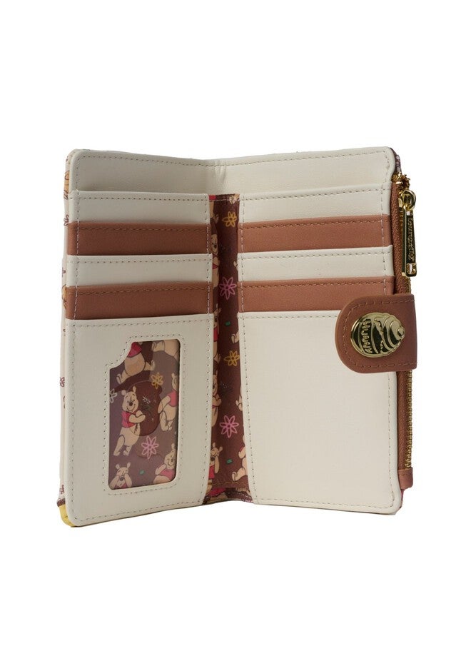 Loungefly x Disney Winnie the Pooh Snap Flap Wallet, BEIGE, alternate image number null