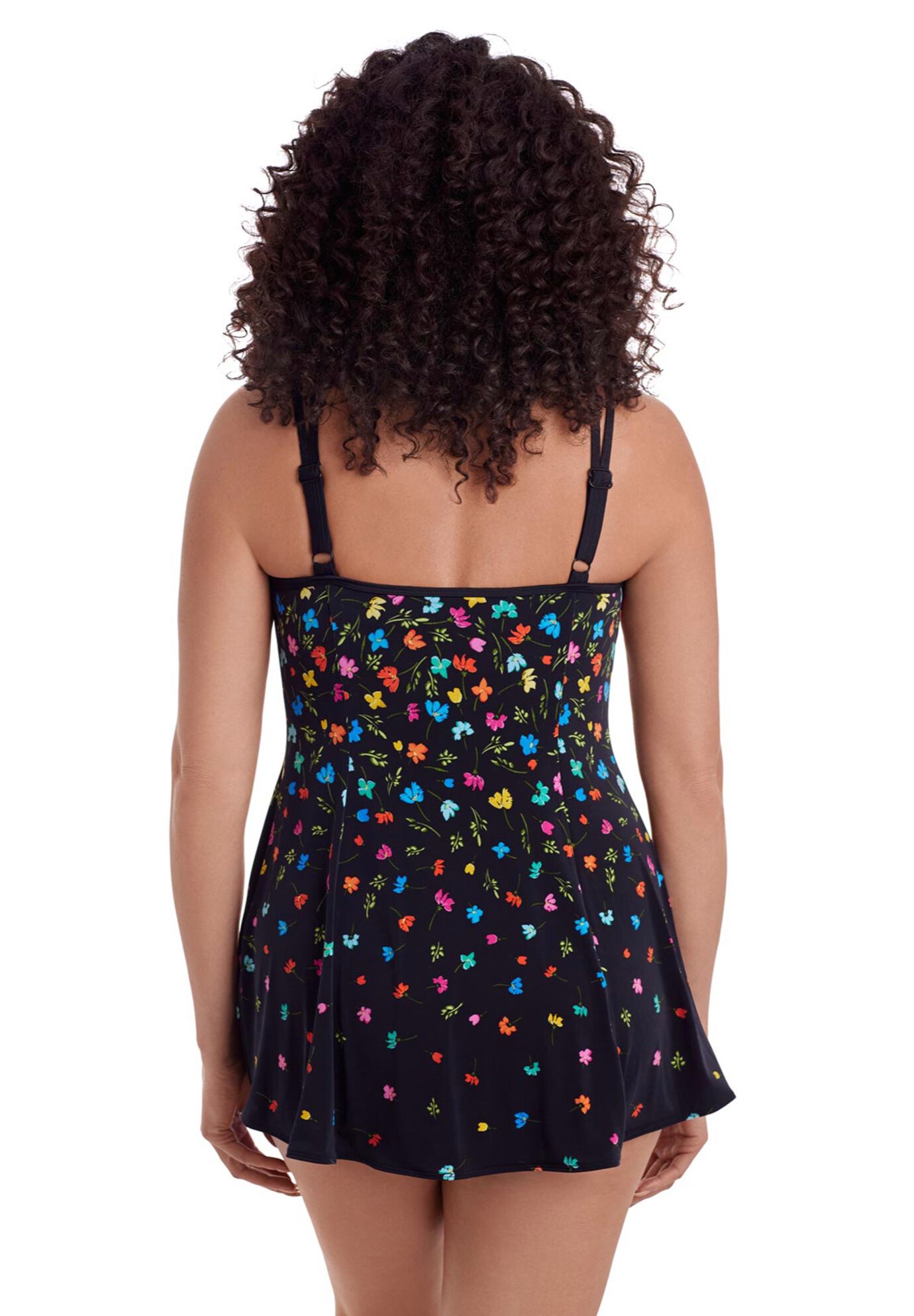 Princess Seam Swimdress, LITTLE FLOWERS, alternate image number 2
