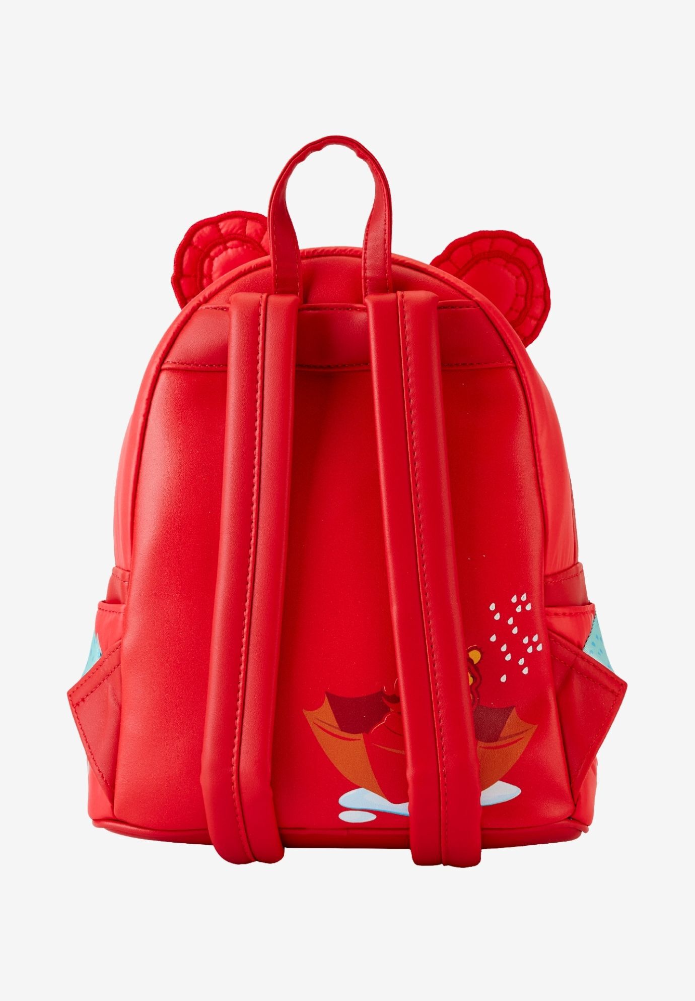 Loungefly x Disney Winnie The Pooh Puffer Jacket Cosplay Mini Backpack, RED, on-hover image number 1