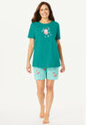 Knit PJ Short Set, WATERFALL OWL, hi-res image number null