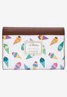 Disney x Loungefly Women's Ice Cream Cones Princesses Snap Flap Wallet, , on-hover image number null
