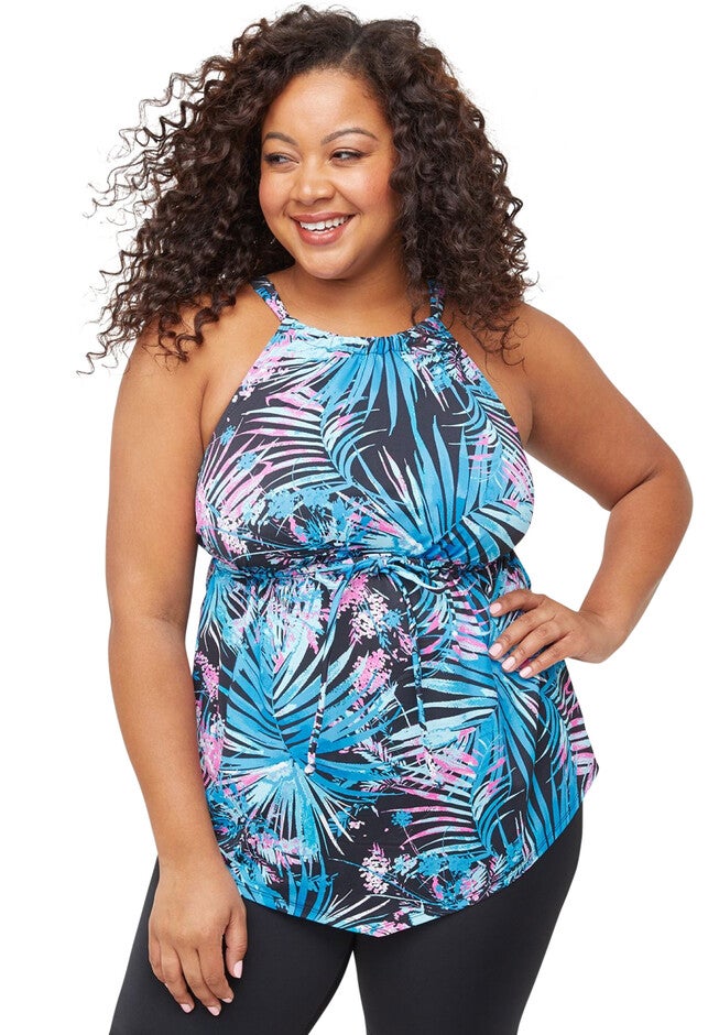 Tropical Breeze Tankini Top, , hi-res image number 0