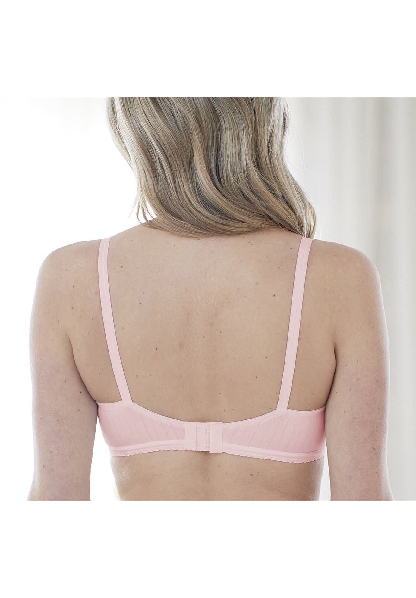 Bestform 5006248 Striped Wireless Cotton Bra With Lightly-Lined Cups, , alternate image number 1