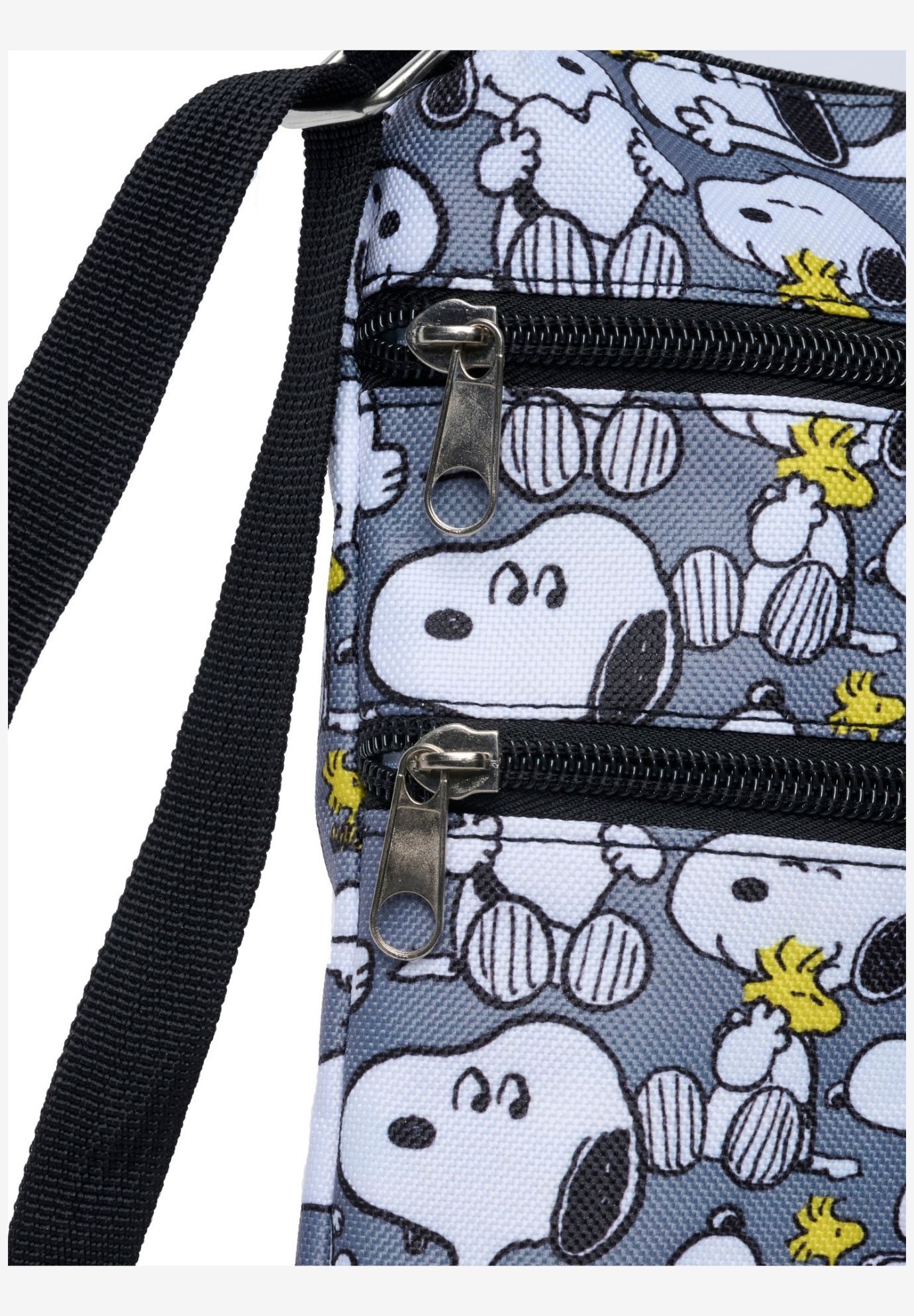Women's Snoopy Passport Bag Travel Crossbody Purse Woodstock Passport Bag Gray, GRAY, alternate image number 5