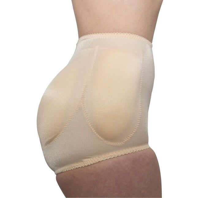 4-Sided Padded Panty Brief Light Shaping/Removable Pads, BEIGE, hi-res image number 0