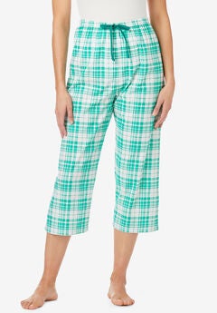 Woven Sleep Capri Pant