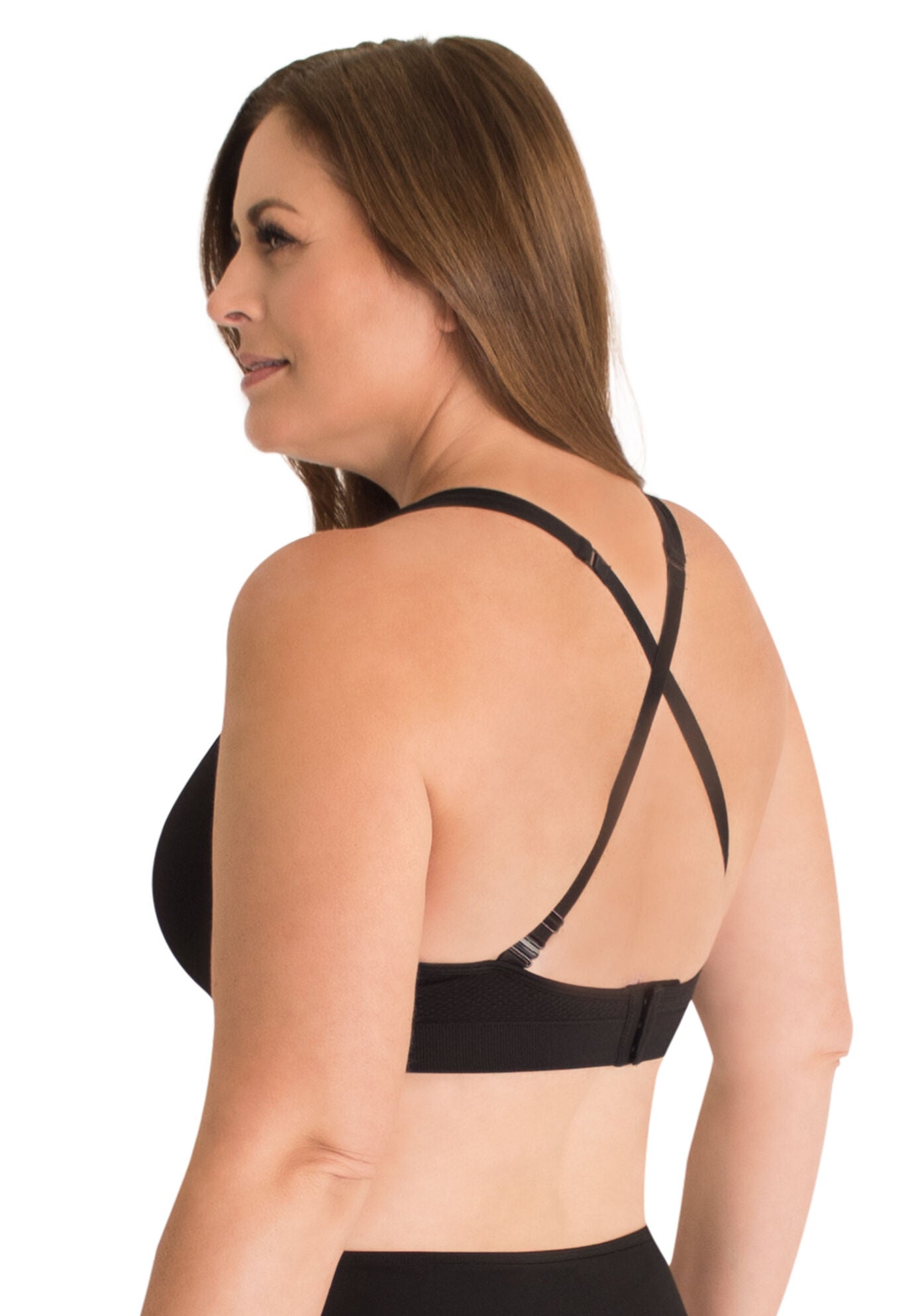 The Simone - Double Layer Seamless Cool Sports Bra Bra, , alternate image number 3