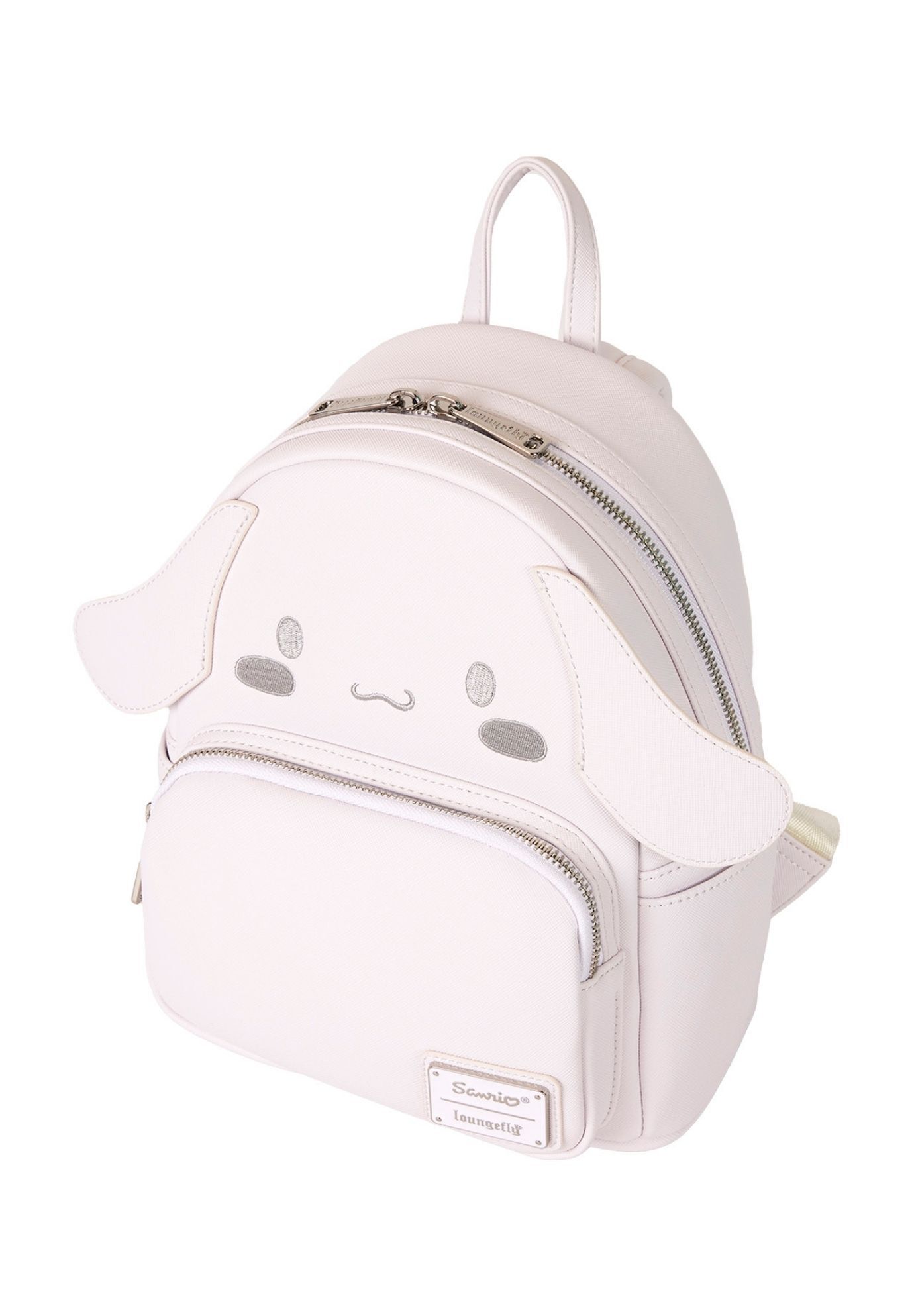 Loungefly x Sanrio Cinnamoroll Mini Backback, WHITE, alternate image number 3