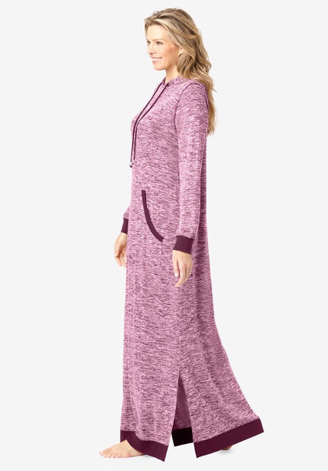 Marled Hoodie Sleep Lounger , , alternate image number null
