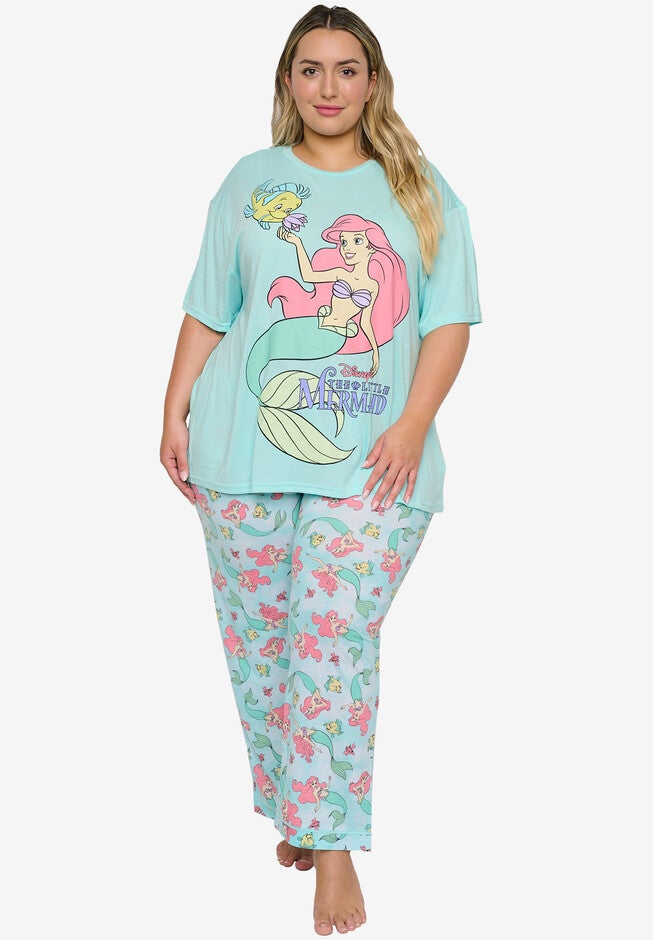 Disney The Little Mermaid Ariel Pajama 2-Piece Set T-Shirt & Pants, , alternate image number null