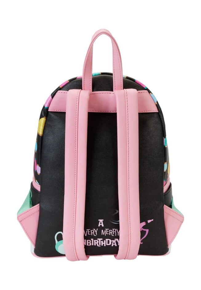 Loungefly x Disney Alice in Wonderland Mini Backpack Handbag Purse, PINK, on-hover image number 1