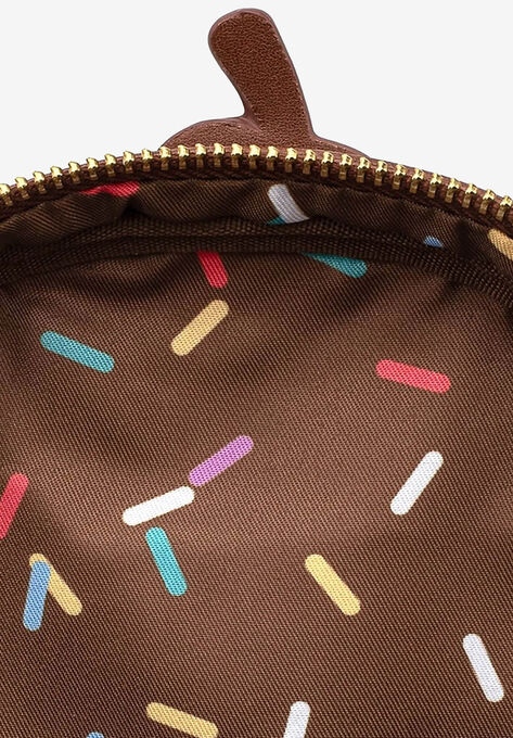Loungefly x Disney Princess Ice Cream Cone Mini Backpack Handbag All-Over Print, , alternate image number null