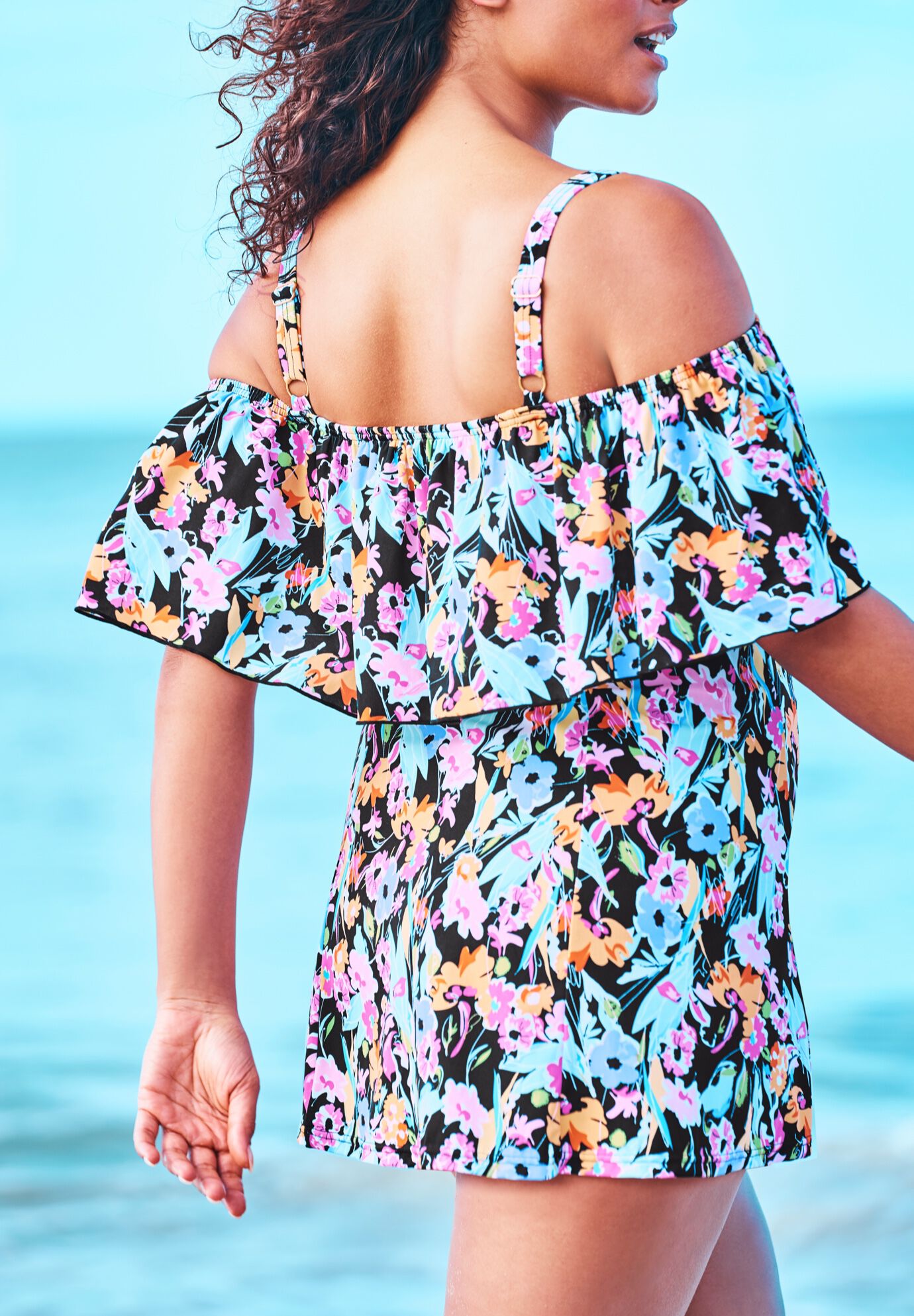 Longitude Daybreak Ruffle Swimdress 2024 pbmlabs