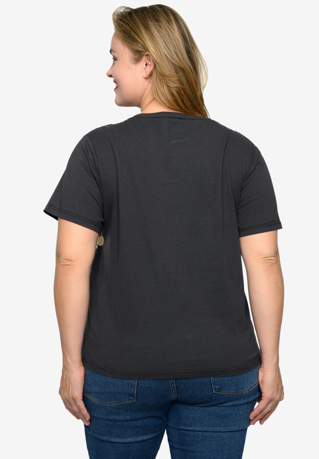 Disney Mickey Mouse & Crew Cropped T-Shirt Gray T-Shirt, , on-hover image number 1