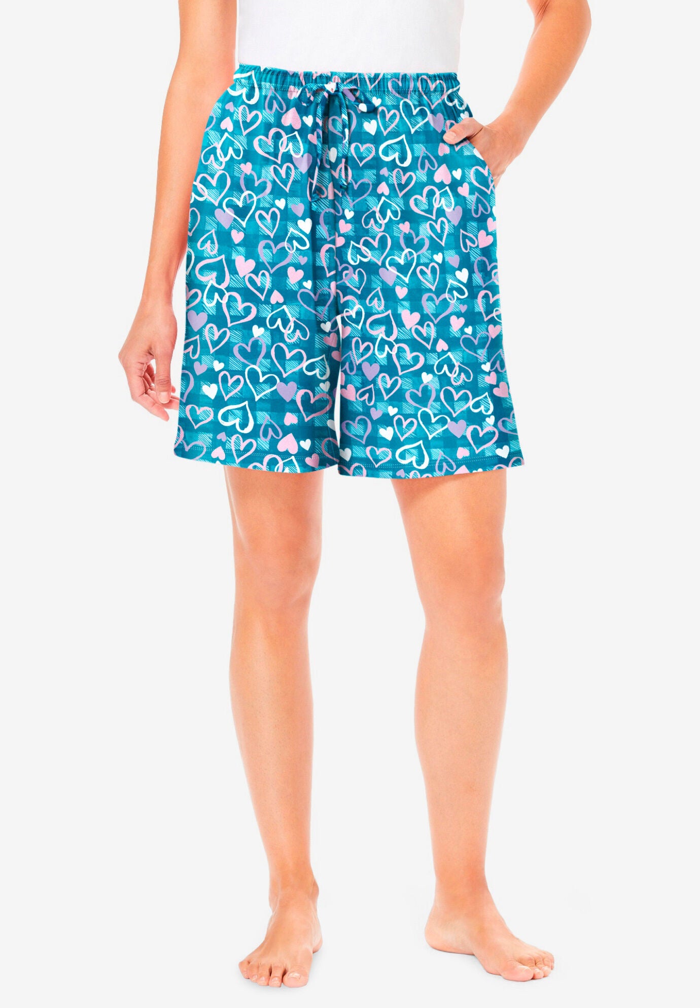 Printed hot sale pajama shorts
