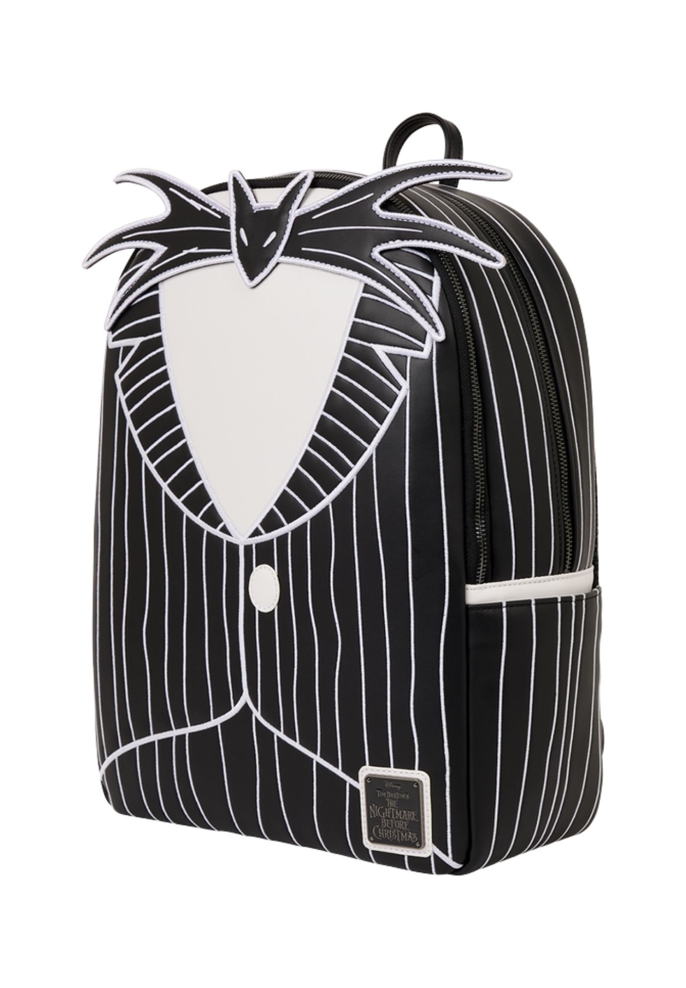 Loungefly x The Nightmare Before Christmas Jack Skellington Full-Size Backpack Glow, BLACK, alternate image number 2