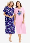 2-Pack Long Sleepshirts, PINK DOG LOVE, hi-res image number null