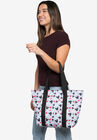 Disney Mickey & Minnie Mouse Heart Icons Zip Tote Bag, , alternate image number null
