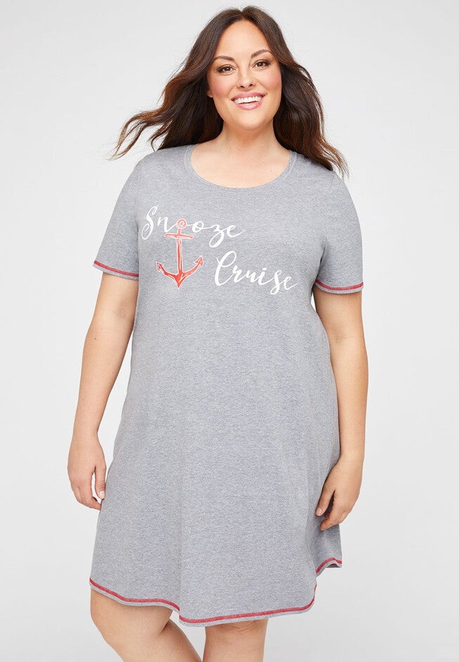 Snooze Cruise Sleepshirt, SNOOZE CRUISE, hi-res image number 0