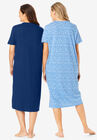 2-Pack Long Sleepshirts, , on-hover image number null