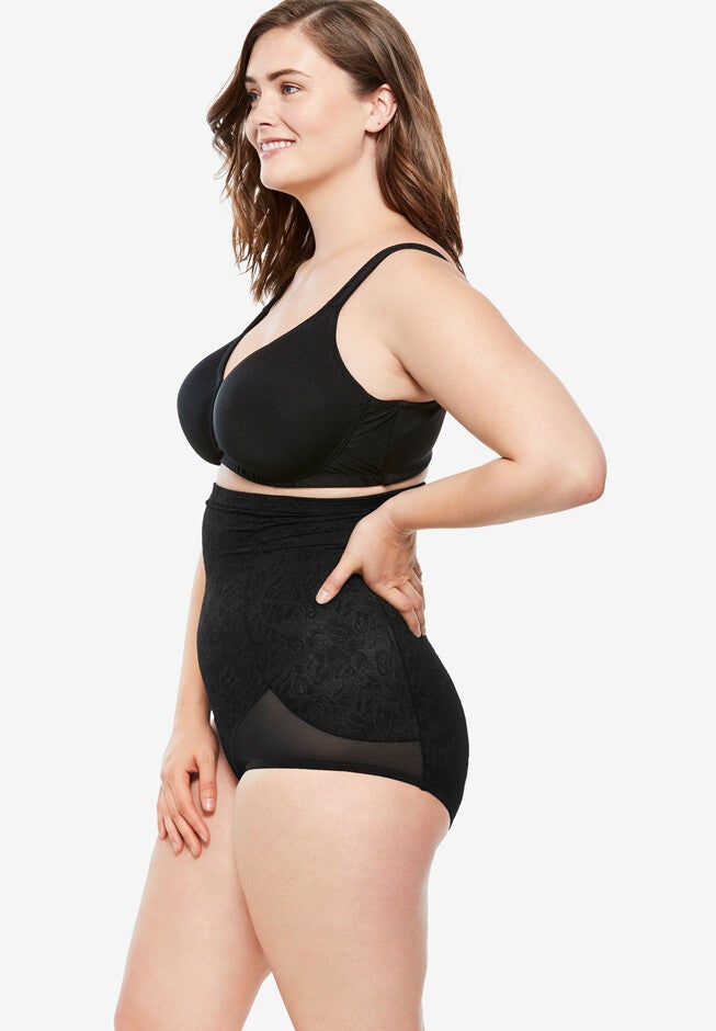 Smooth Lace Brief , , alternate image number null