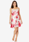 The Luxe Satin Short Peignoir Set, , alternate image number null