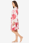 The Luxe Satin Short Peignoir Set, , alternate image number null