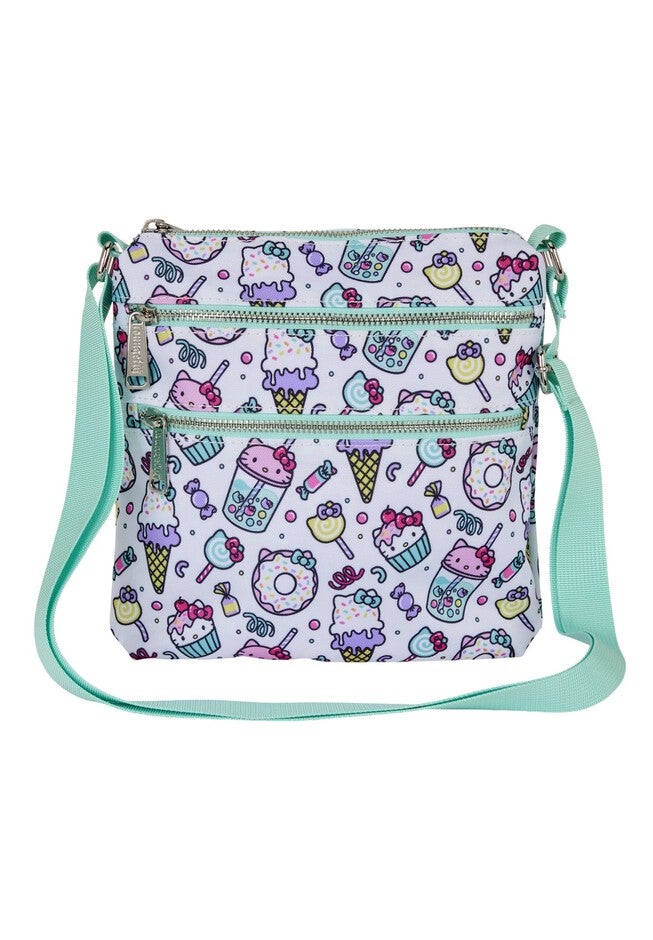 Loungefly x Sanrio Hello Kitty Sweets Passport Bag All-Over, PINK, hi-res image number 0