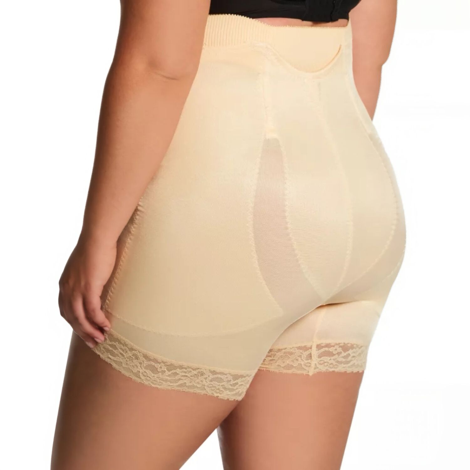 High Waist Long Leg Shaper 6206, BEIGE, on-hover image number 1