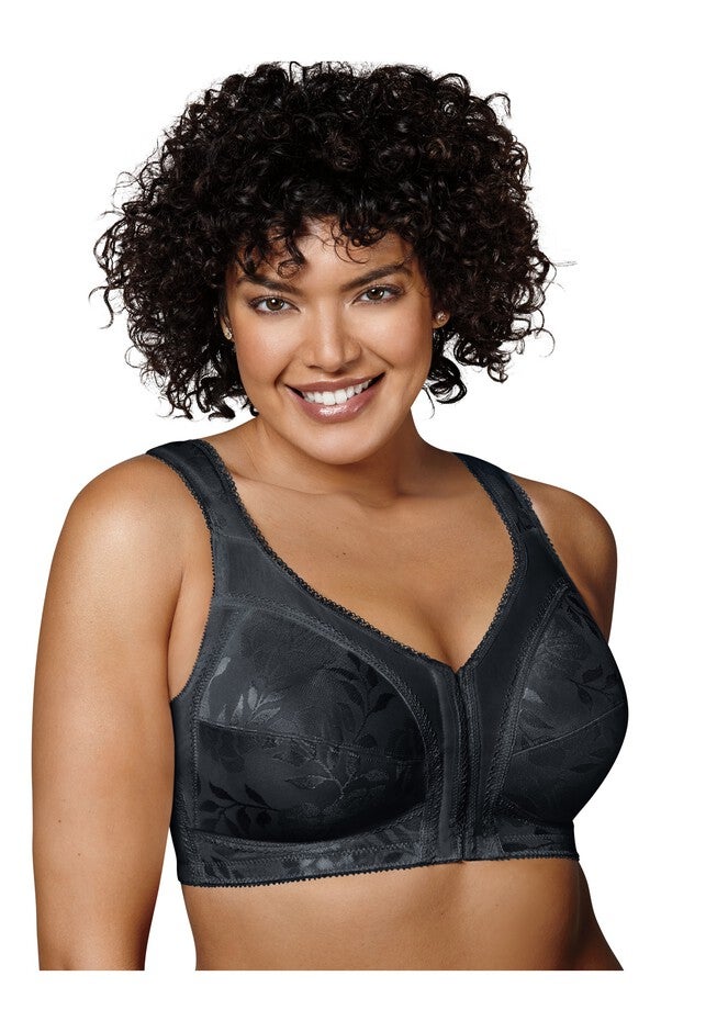 18 Hour Custom Flex Back Wirefree Bra, BLACK, hi-res image number 0