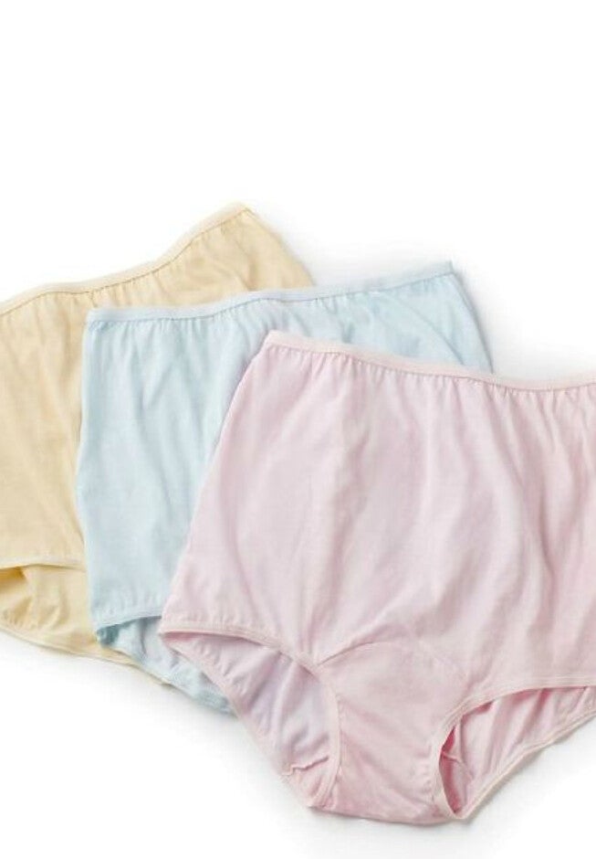 3-Pack Cotton Panties, PINK BEIGE BLUE PACK, hi-res image number 0