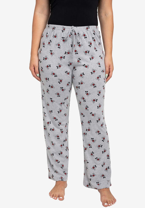 Disney Mickey Mouse All-Over Print Lounge Pants Wear Gray, , alternate image number null