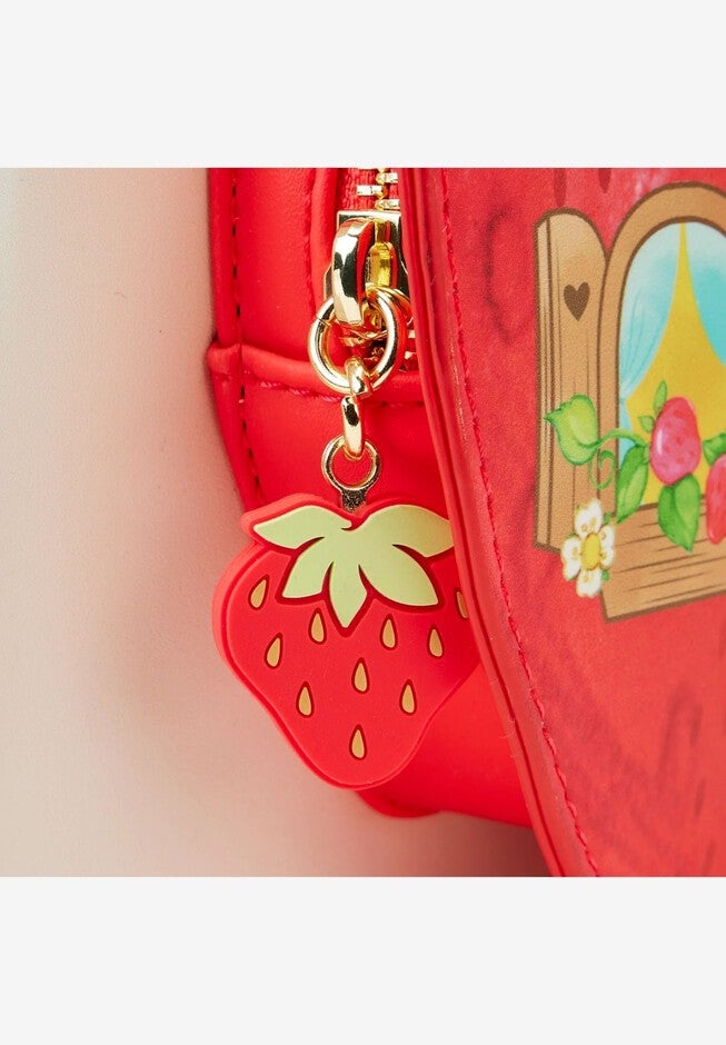Loungefly x Strawberry Shortcake House Mini Backpack Handbag, RED, alternate image number null