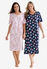 Long Print Sleepshirt, , alternate image number null