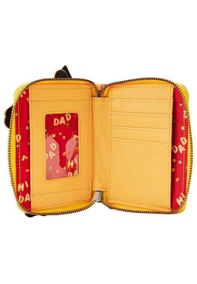 Loungefly x Disney Goofy Movie Road Trip Zip Around Wallet, RED, alternate image number null