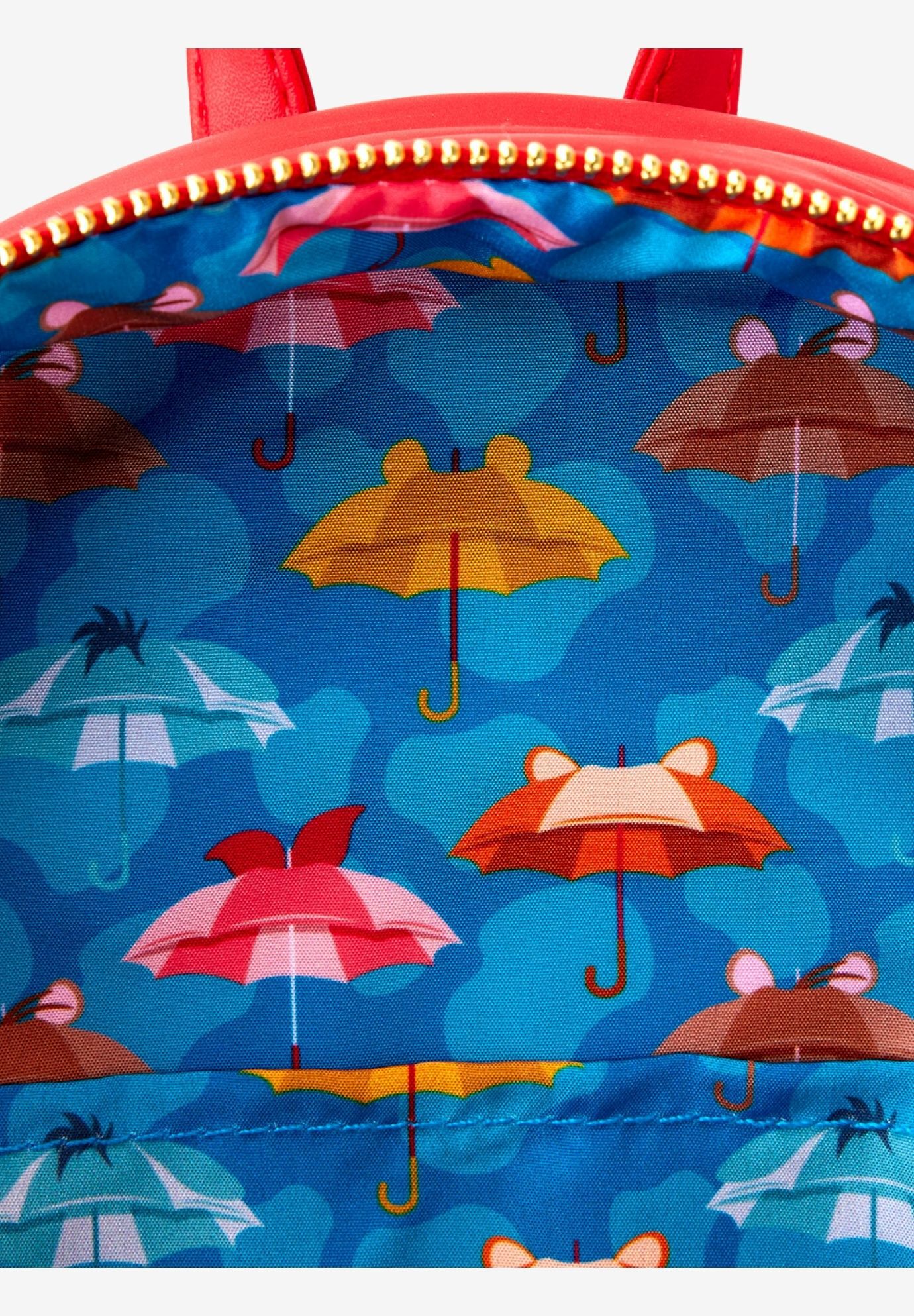 Loungefly x Disney Winnie The Pooh Puffer Jacket Cosplay Mini Backpack, RED, alternate image number 5