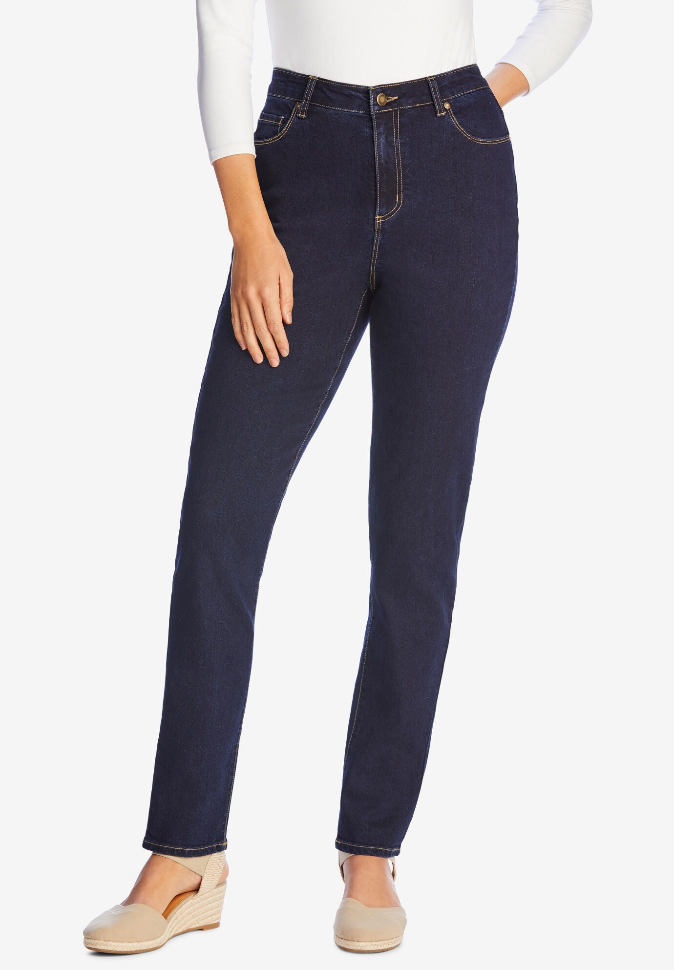 perfect straight leg jeans