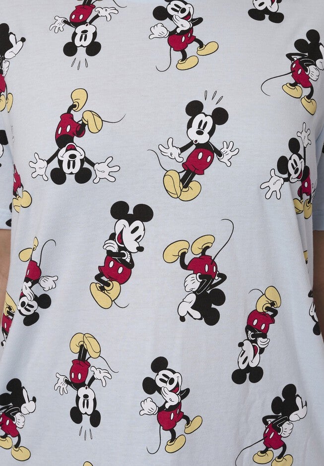 Disney Mickey Mouse Expressions All-Over Print T-Shirt, , alternate image number null