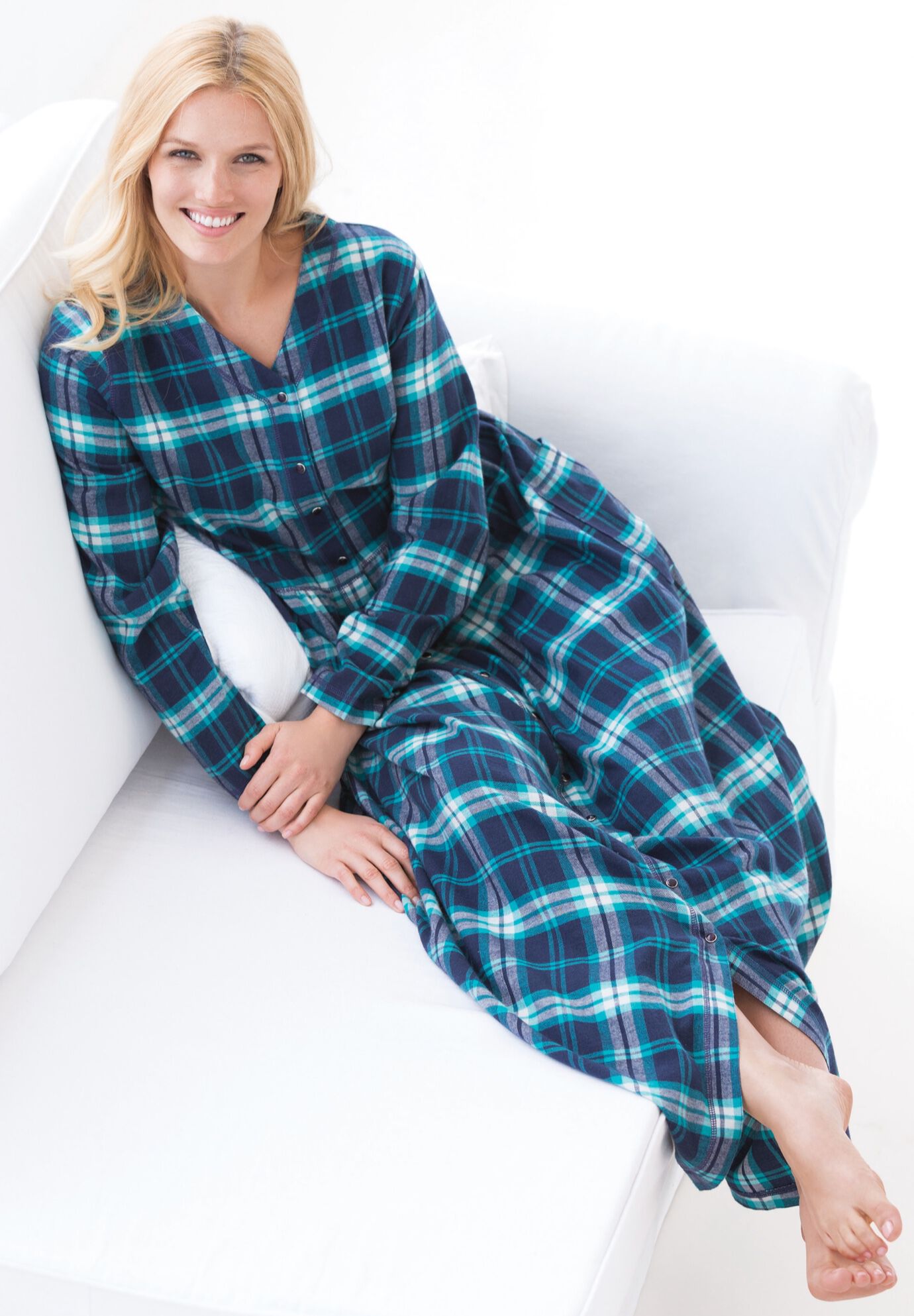 Flannel Plaid Lounger, , alternate image number 2