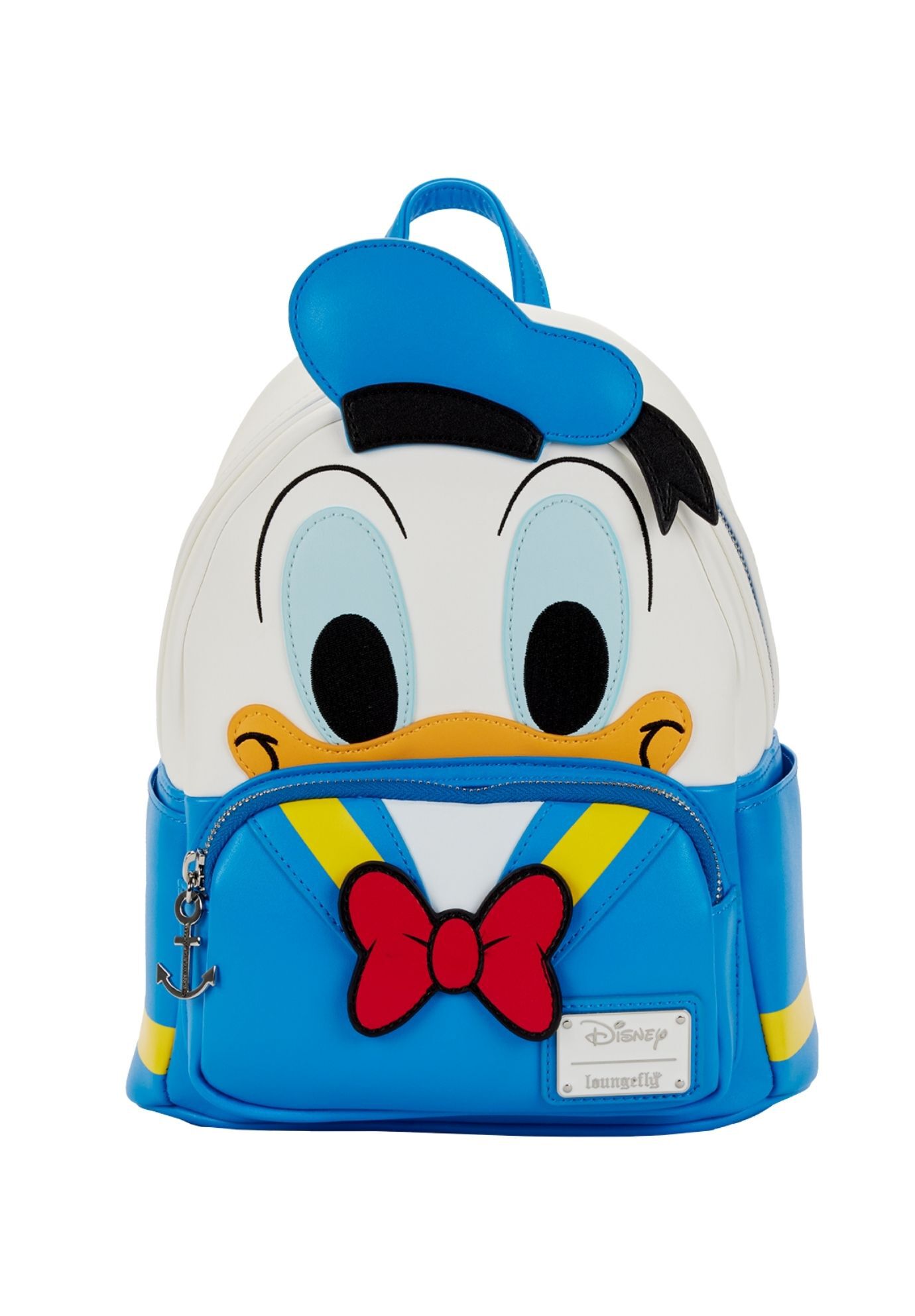 Loungefly x Disney Donald Duck Mini Backpack Cosplay Blue White, BLUE, hi-res image number 0