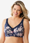 Cotton Comfort Wireless Bra, TAPESTRY FLORAL, hi-res image number null