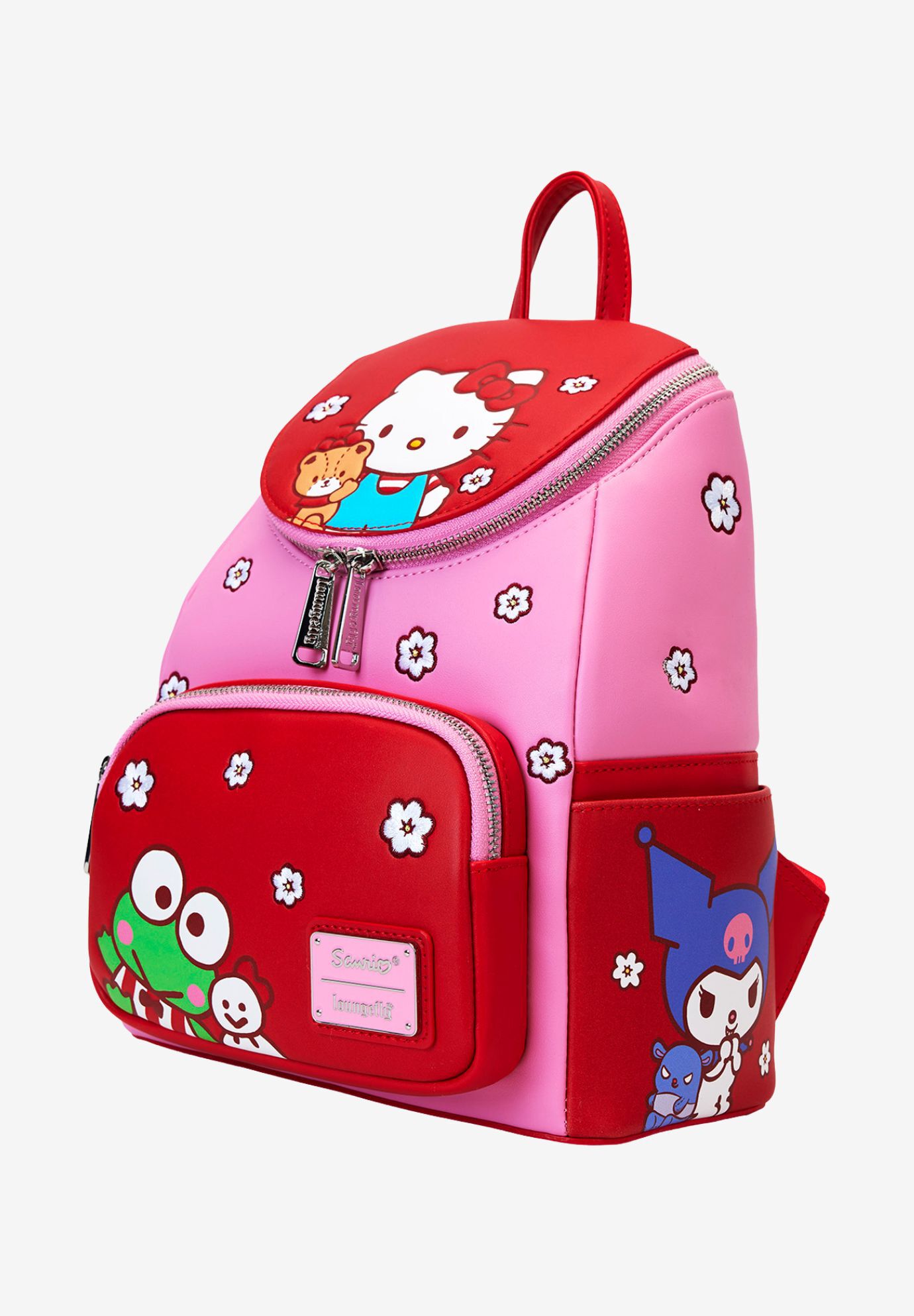 Loungefly x Sanrio Hello Kitty & Friends Mini Backpack Handbag Color Block, PINK, alternate image number 5