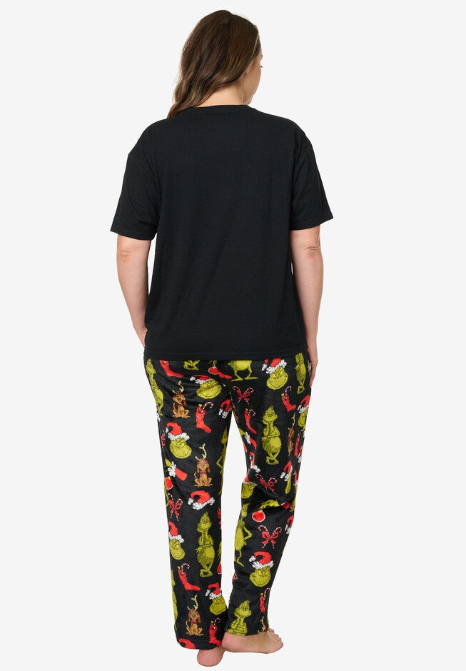 The Grinch T-Shirt & Plush Pajama Pants, , on-hover image number null