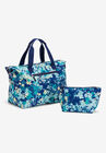 2-Piece Bag Set, DEEP TEAL MULTI FLORAL, hi-res image number null