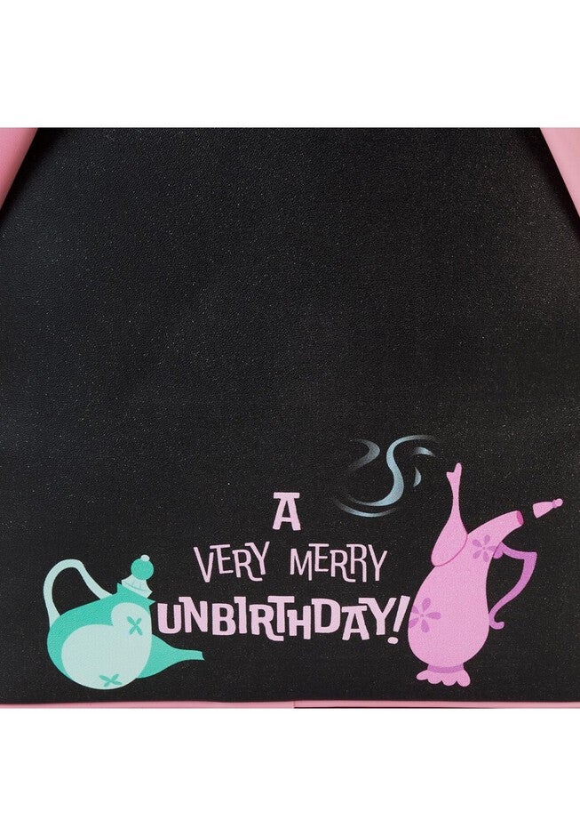 Loungefly x Disney Alice in Wonderland Mini Backpack Handbag Purse, PINK, alternate image number 5