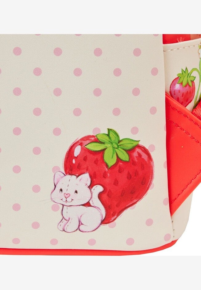 Loungefly x Strawberry Shortcake House Mini Backpack Handbag, RED, alternate image number null