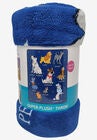 Disney Dogs Throw Blanket 46" x 60" Plush Lady & The Tramp Jock Dodger Copper, , alternate image number null