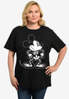 Disney Mickey Mouse Skeleton T-Shirt Halloween Black, BLACK, hi-res image number null