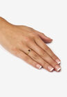 Yellow Gold-Plated Simulated Birthstone Ring, , alternate image number null