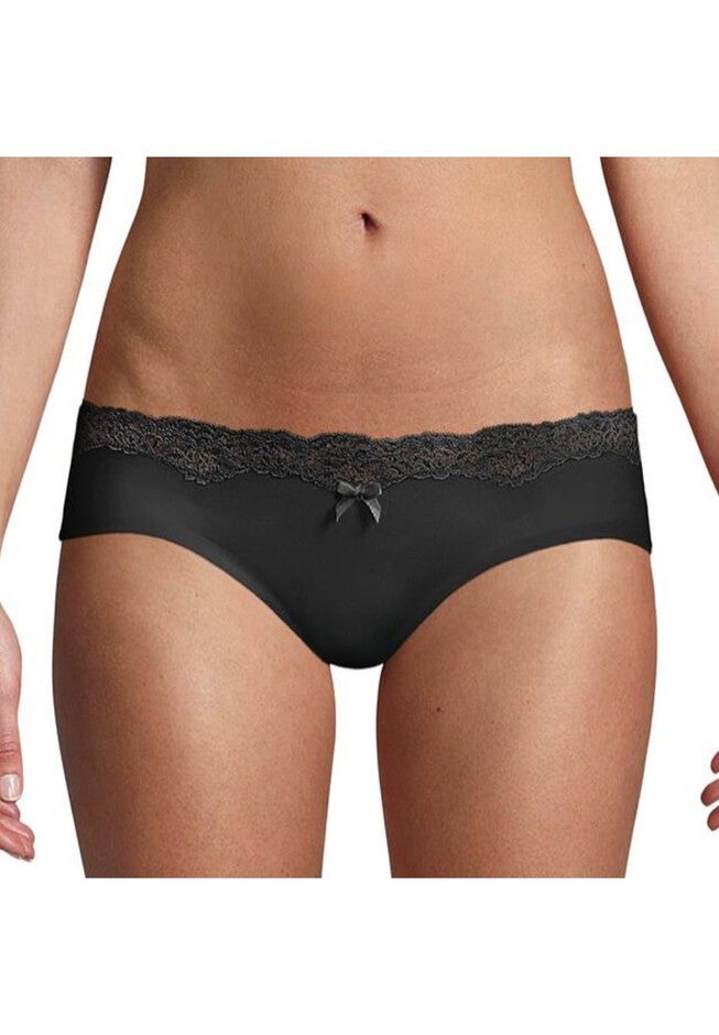 Comfort Devotion® Embellished Hipster , BLACK, hi-res image number 0